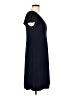 Perseption Solid Black Casual Dress Size L - photo 4