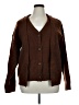 JOA Brown Cardigan Size 1X (estimated) - photo 1