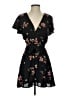 Trixxi 100% Polyester Floral Black Casual Dress Size S - photo 1