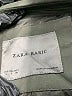 Zara Basic 100% Cotton Green Trenchcoat Size L - photo 6