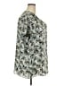Kasper 100% Polyester Tropical Green Short Sleeve Blouse Size 3X - photo 4