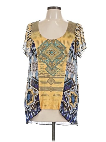 One World Short Sleeve Blouse (view 1)
