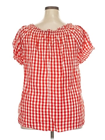 Ellos Short Sleeve Blouse (view 2)