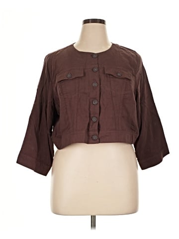 Torrid 3/4 Sleeve Button-Down Shirt (view 1)