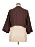 Torrid Brown 3/4 Sleeve Button-Down Shirt Size 1X Plus (1) - photo 2