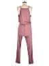 Go Couture Solid Pink Jumpsuit Size M - photo 2