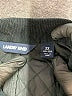 Lands' End 100% Polyester Argyle Black Coat Size 2X - photo 6