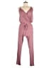 Go Couture Solid Pink Jumpsuit Size M - photo 1