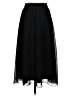 DKNY 100% Polyester Solid Black Formal Skirt Size S - photo 1