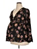 Due Time Maternity Black 3/4 Sleeve Blouse Size XL - photo 1
