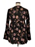 Due Time Maternity Black 3/4 Sleeve Blouse Size XL - photo 2