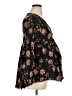Due Time Maternity Black 3/4 Sleeve Blouse Size XL - photo 4