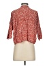 Weekday Print Red 3/4 Sleeve Blouse Size S - photo 2