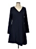 Title Nine Solid Blue Casual Dress Size L - photo 1