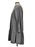 Express Solid Gray Casual Dress Size XS - photo 5