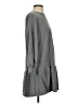 Express Solid Gray Casual Dress Size XS - photo 4