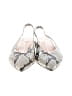 J.Crew 100% Leather Animal Print Ivory Flats Size 10 - photo 2