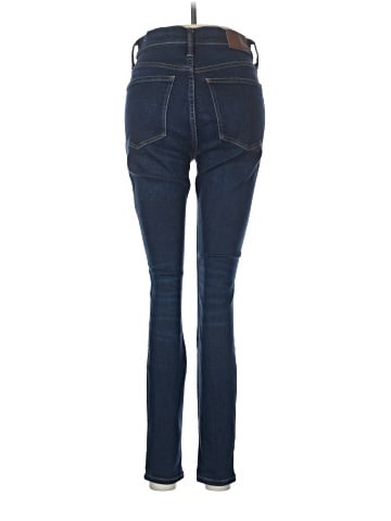 Madewell 9" Mid-Rise Skinny Jeans in Larkspur Wash: TENCEL&trade; Denim Edition (view 2)