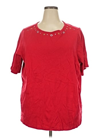 Quacker Factory Short Sleeve Top (view 1)