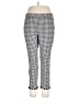 Roz & Ali Checkered-gingham Black Casual Pants Size 12 - photo 1