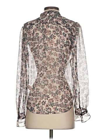 Rag & Bone Long Sleeve Silk Top (view 2)