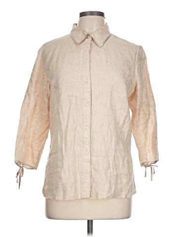 Old Navy 3/4 Sleeve Button-Down Shirt (view 1)