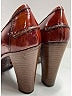 Prada 100% Leather Burgundy Heels Size EU 40 - photo 4