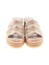 Vince Camuto 100% Leather Stripes Ivory Wedges Size 9 - photo 2