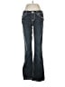 L.A. Idol Hearts Silver Jeans Size 7 - photo 1