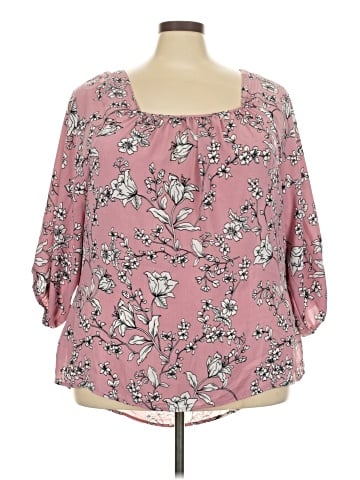 Adrienne Vittadini 3/4 Sleeve Blouse (view 1)