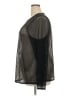 Torrid Metallic Black Long Sleeve Top Size 3X Plus (3) - photo 5