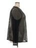 Torrid Metallic Black Long Sleeve Top Size 3X Plus (3) - photo 4