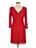 Cache 100% Nylon Red Cocktail Dress Size 2 - photo 2