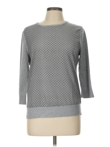 Ann Taylor Factory 3/4 Sleeve T-Shirt (view 1)