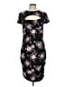 Derek Heart Floral Black Cocktail Dress Size L - photo 1