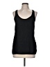 Sparkle & Fade 100% Polyester Black Sleeveless Top Size M - photo 1