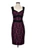 Cache 100% Polyester Purple Cocktail Dress Size 4 - photo 1