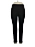 Ecru Solid Black Active Pants Size XL - photo 1