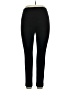 Ecru Solid Black Active Pants Size XL - photo 2