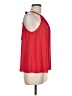Halogen 100% Polyester Red Sleeveless Blouse Size Med Petite - photo 4
