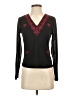 Casual Corner 100% Polyester Black Long Sleeve Top Size S - photo 1