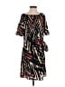 mark. 100% Polyester Print Black Casual Dress Size S - photo 1