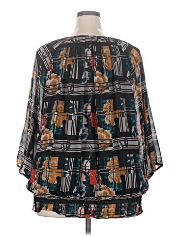 Cj Banks 3/4 Sleeve Blouse (view 2)