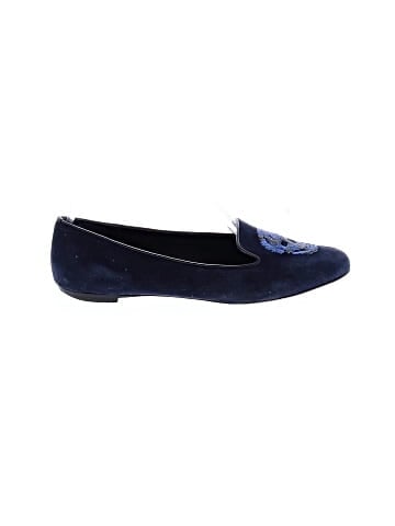 Alexander McQueen Suede Skull Flats (view 1)