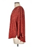 Monday Fun 100% Polyester Red Long Sleeve Blouse Size L - photo 5