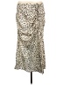 Cider 100% Polyester Animal Print Ivory Casual Skirt Size XL - photo 1