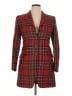 Faconnable Plaid Red Coat Size 14 - photo 1