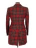 Faconnable Plaid Red Coat Size 14 - photo 2