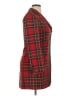 Faconnable Plaid Red Coat Size 14 - photo 4