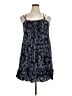 True Craft 100% Rayon Paisley Blue Casual Dress Size 1X - photo 1